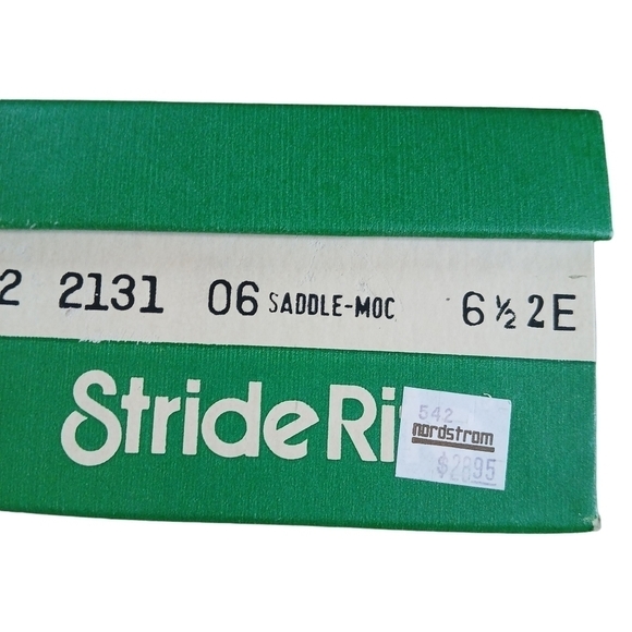 Vintage Child's Stride Rite Saddle Oxford Shoes Leather In Box Size 6.5 EE - Picture 8 of 13